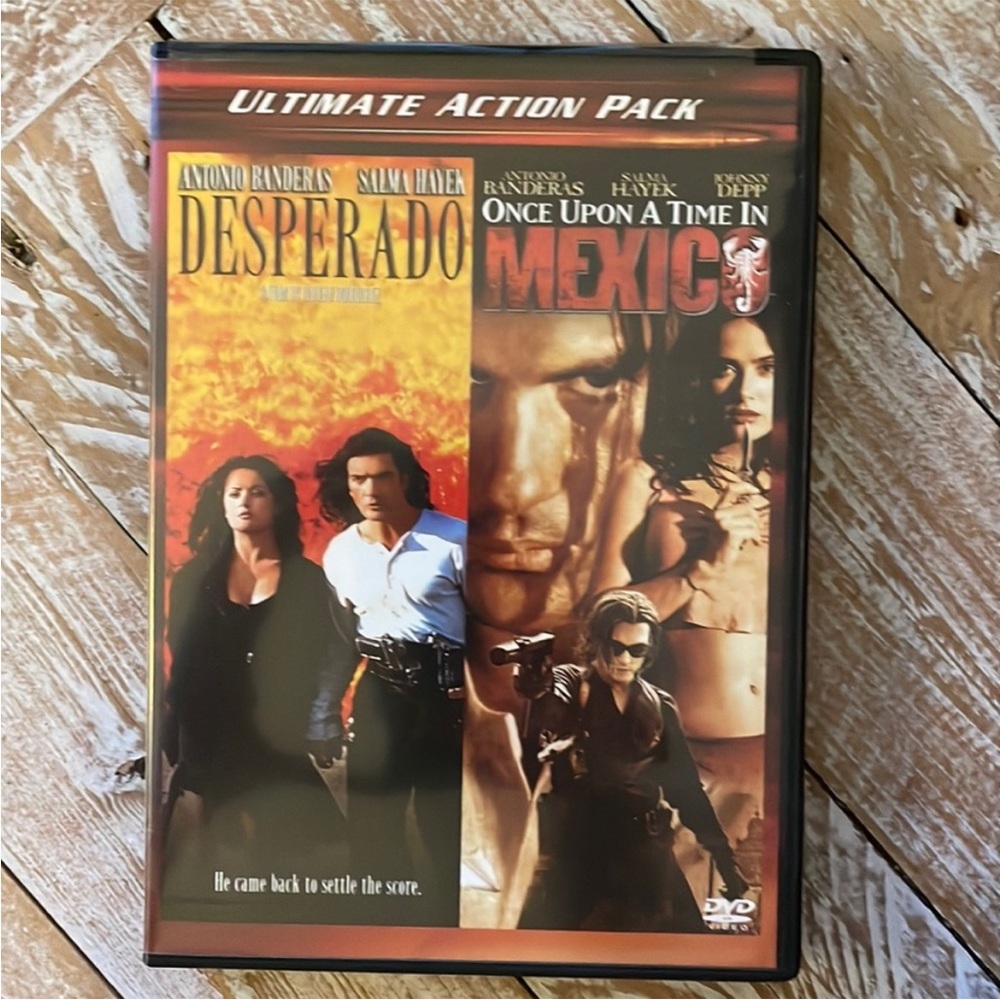 Double feature📀 2 for 1!!  Desperado 🔥 Once Upon a Time in Mexico